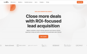 15 Best Business Lead Generation Companies belkins hero screenshot 10252024 768x480 1