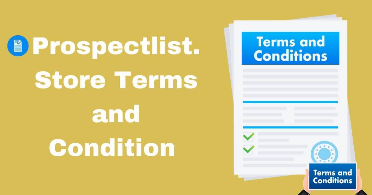 terms and conditions